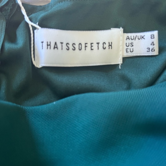 Dresses | Thats So Fetch Marie Dress Emerald Green | Poshmark